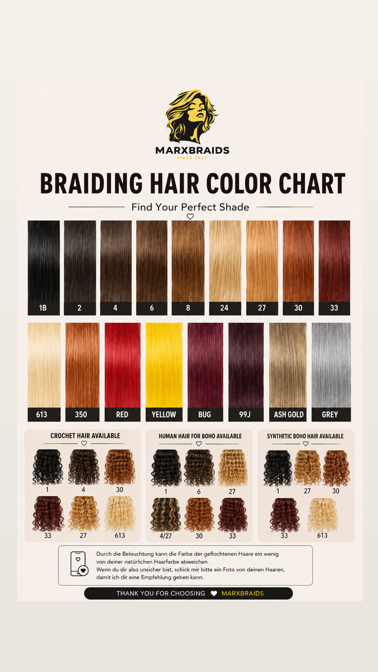 Braiding hair