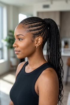 Ponytail Cornrow