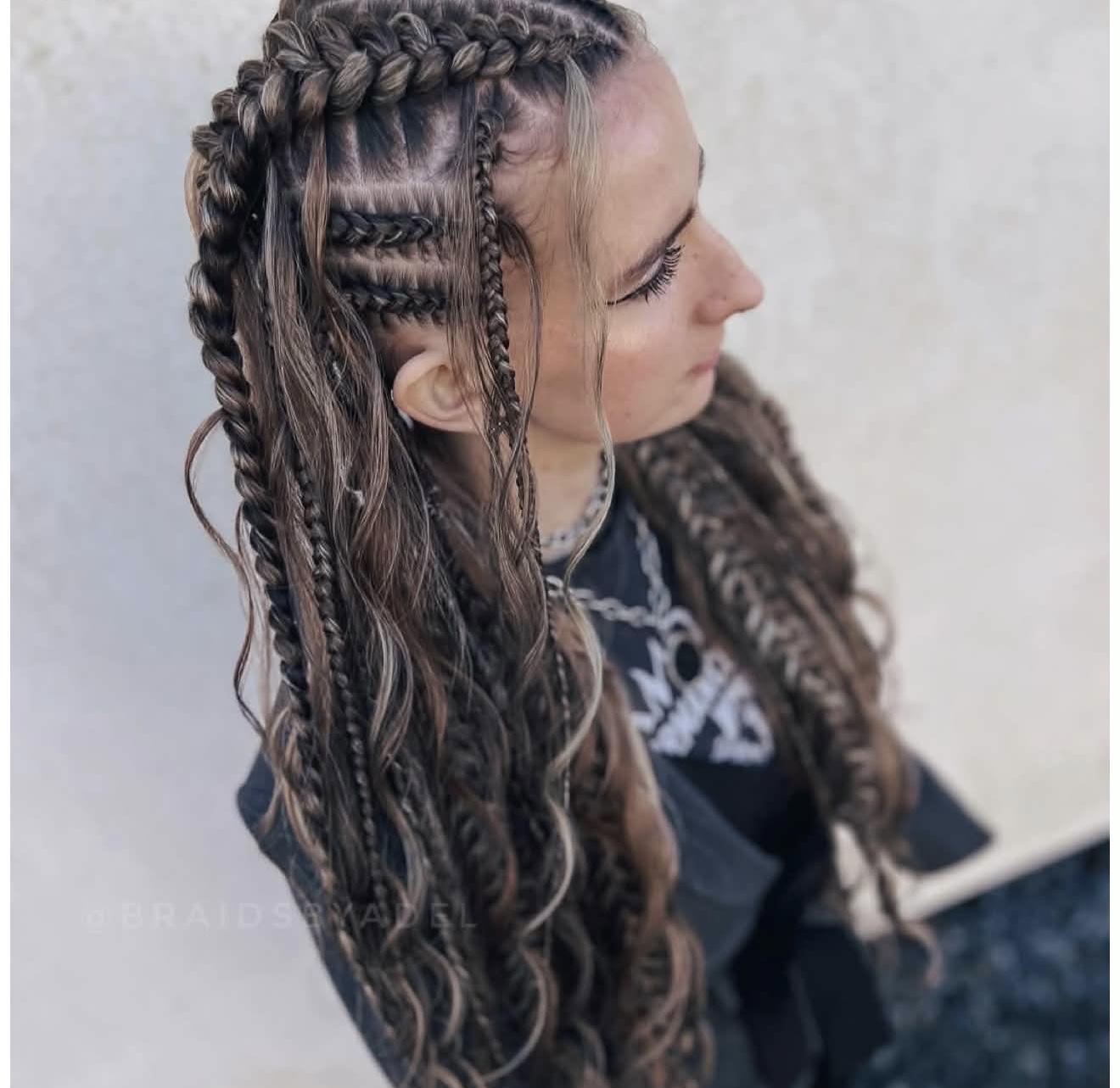 Viking hairstyle
