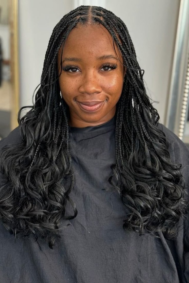 French Curls Braids